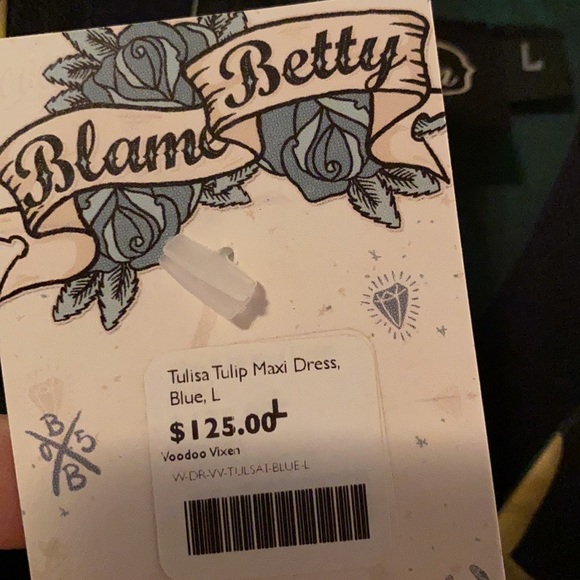 Voodoo Vixen Tulisa Calla Lily Maxi Dress - Picture 3 of 5